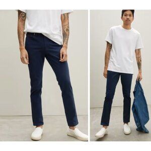 Everlane The Performance 5-Pocket Pant | Uniform Blue Size 38x34 NWOT